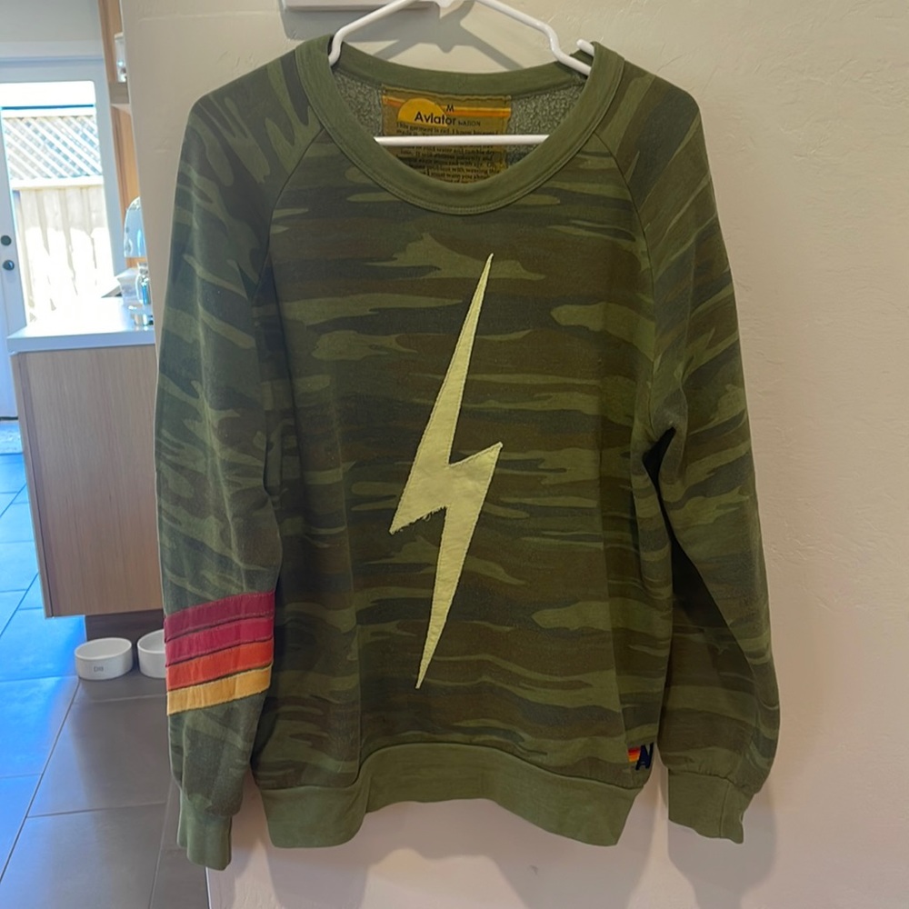 Womens Aviator Nation sweatshirt, size medium